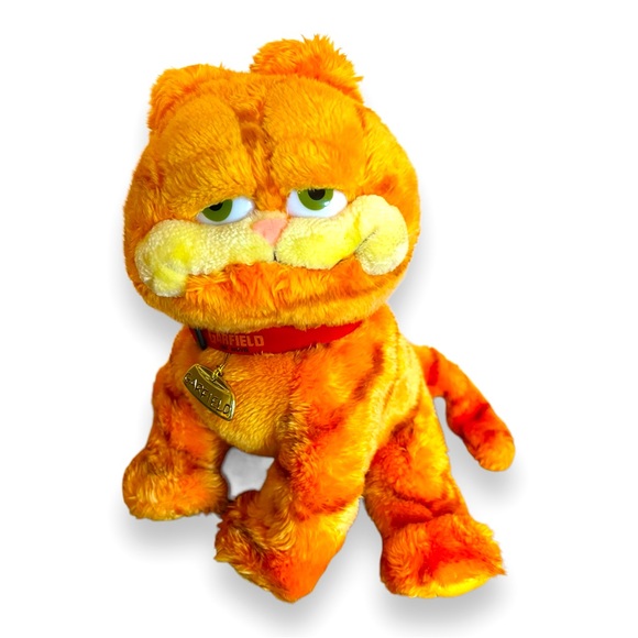 Garfield the Cat TY Super Soft Beanie Buddy 2004 Garfield Movie Sanitized EUC - Picture 1 of 11